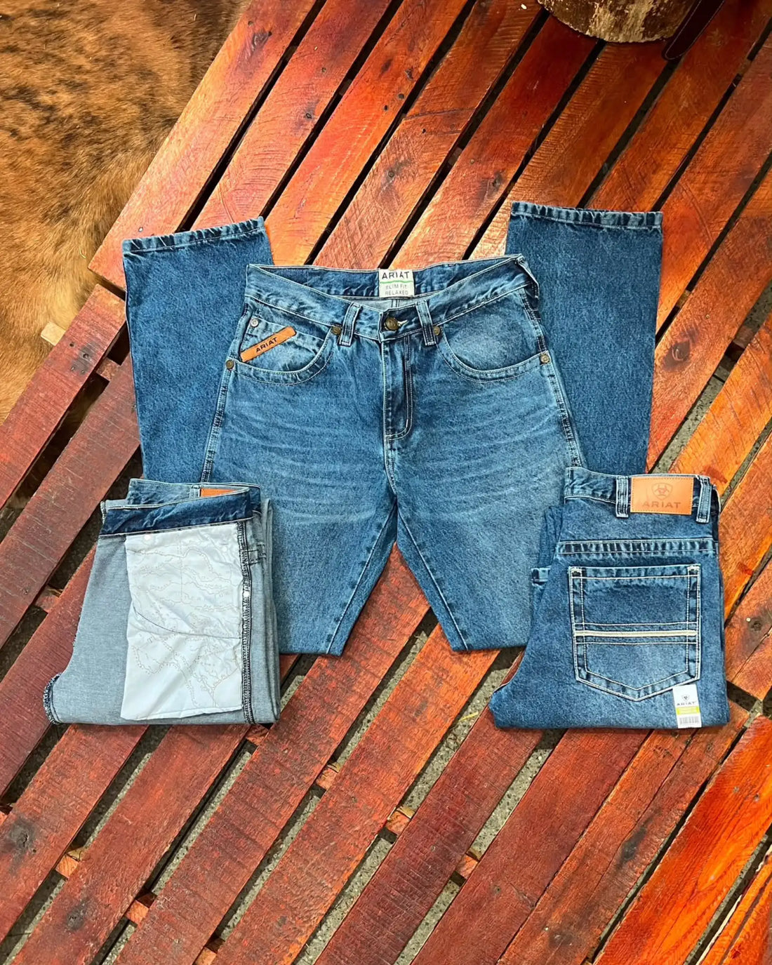 Calça Country ARIAT STRAINGER Masculina