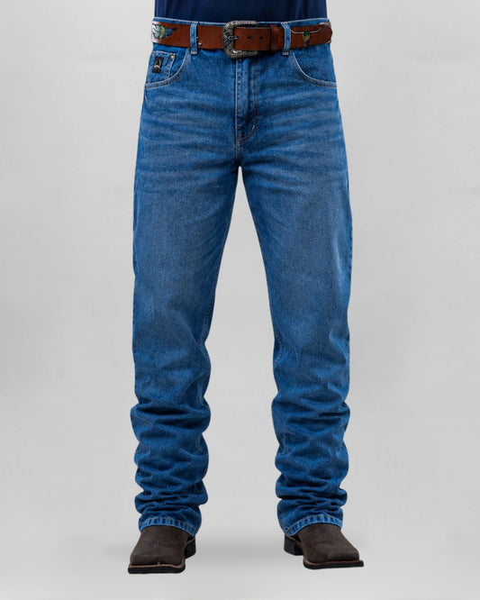 Calça Country Masculina Cinch Balão Americano marinho vista frontal