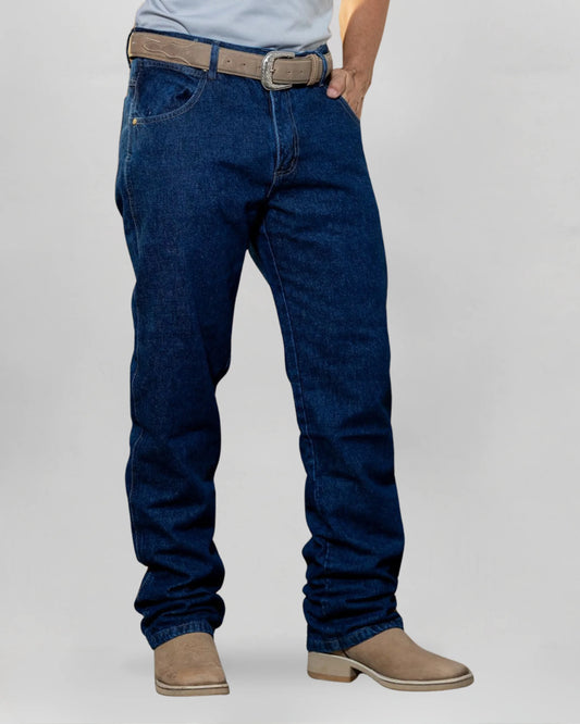 Calça Country Masculina Wrangler vista frontal jeans clássico
