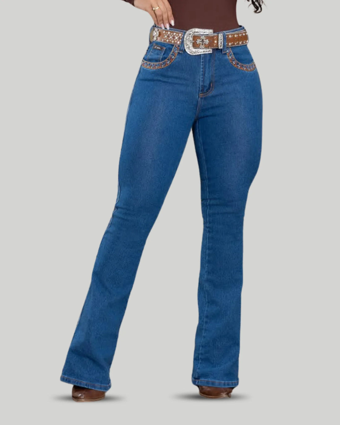 Calça Jeans TASSA Classic com Bordado Feminina