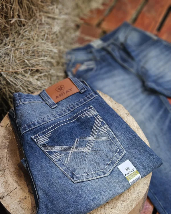 Calça Jeans ARIAT M4 Arizona Relaxed Masculina