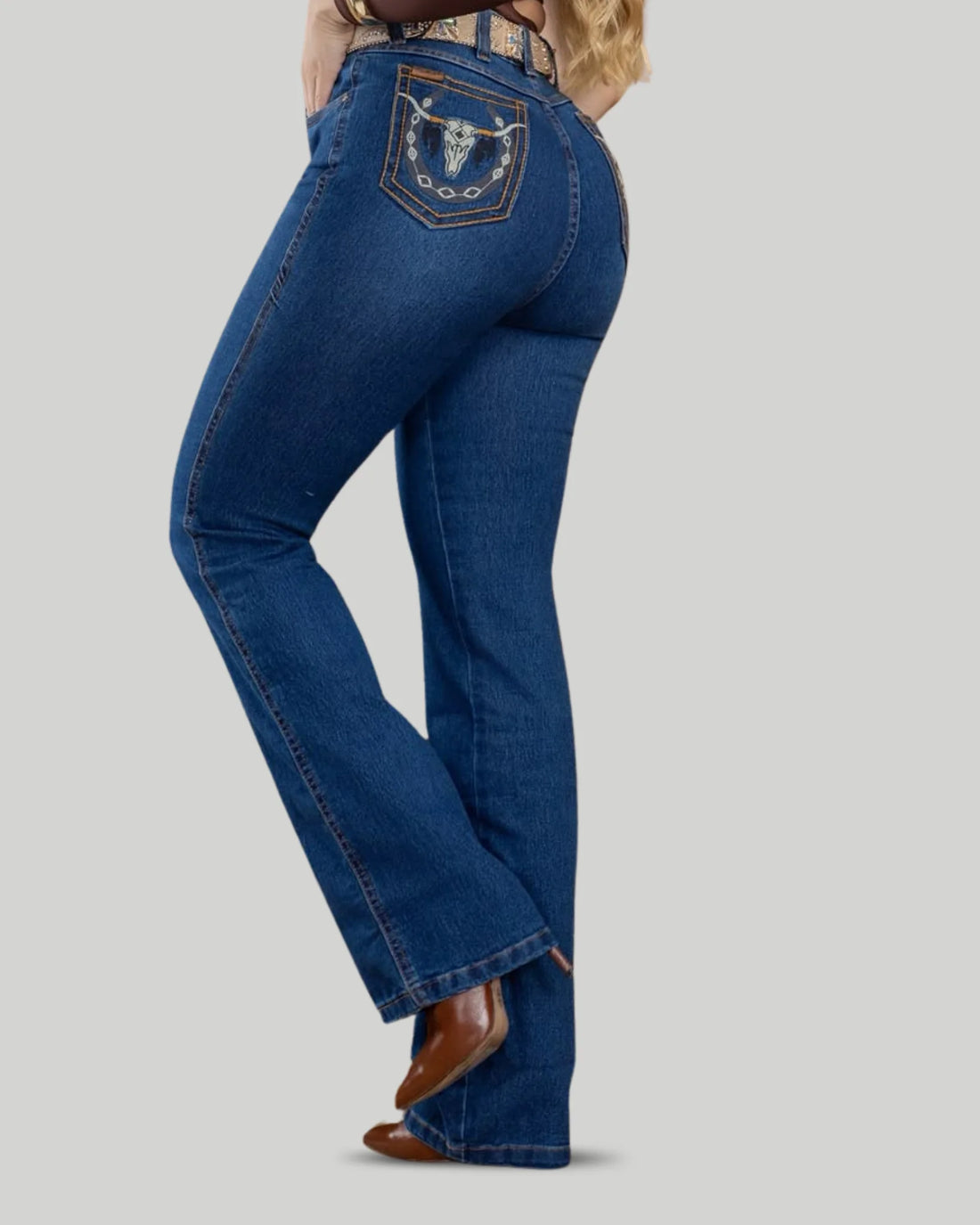 Calça Country ARIAT Bull Design Feminina