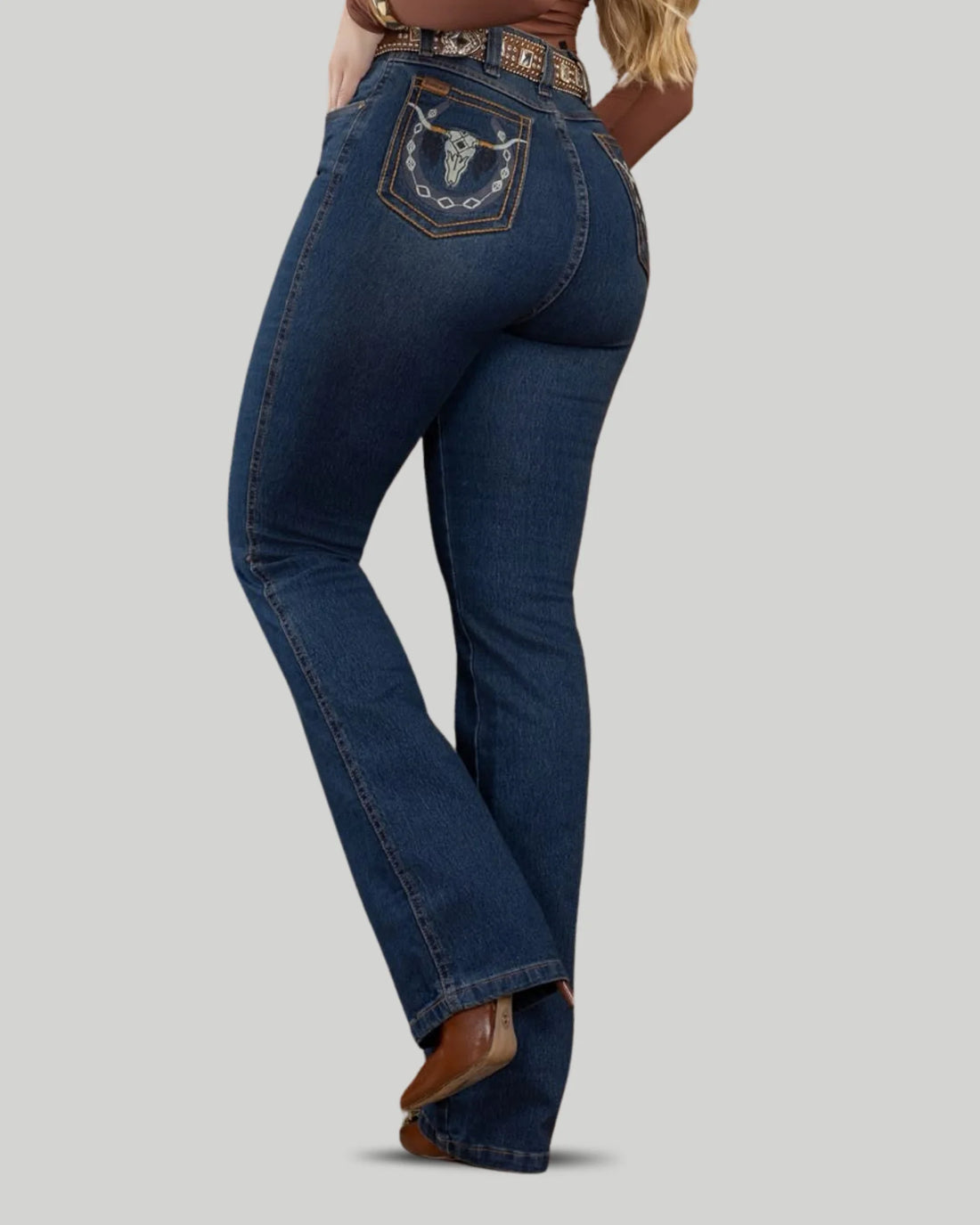 Calça Country ARIAT Bull Design Feminina