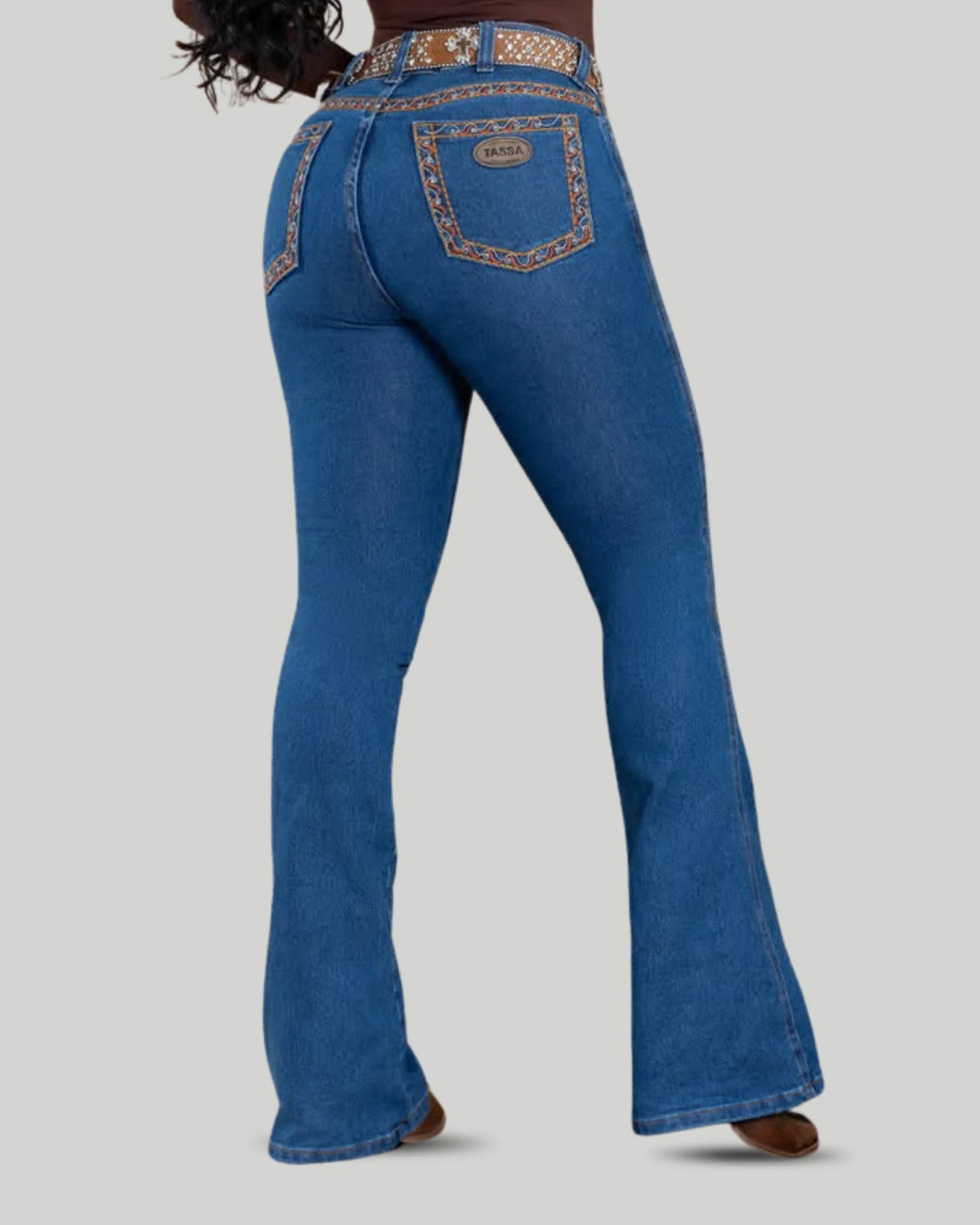 Calça Jeans TASSA Classic com Bordado Feminina