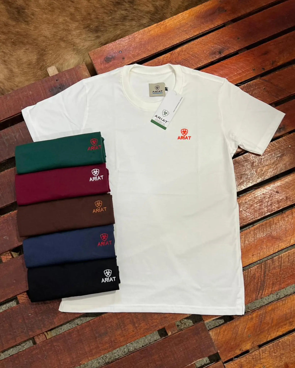 Camisa ARIAT Gola O Masculina