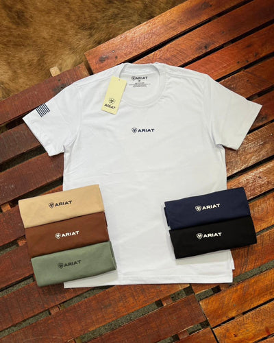 Camisa ARIAT EUA Gola O Masculina