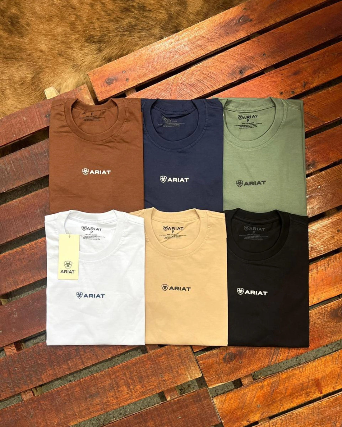 Camisa ARIAT EUA Gola O Masculina
